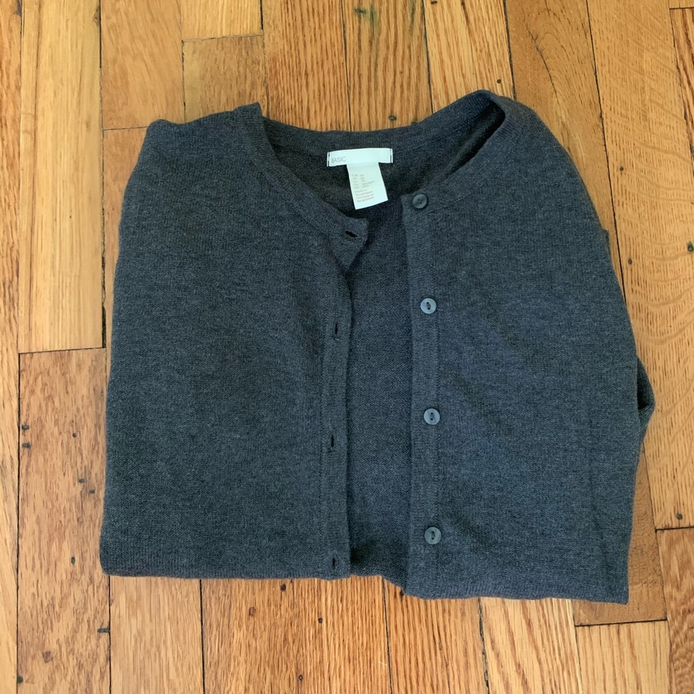 Gray Cardigan - Picture 2 of 9